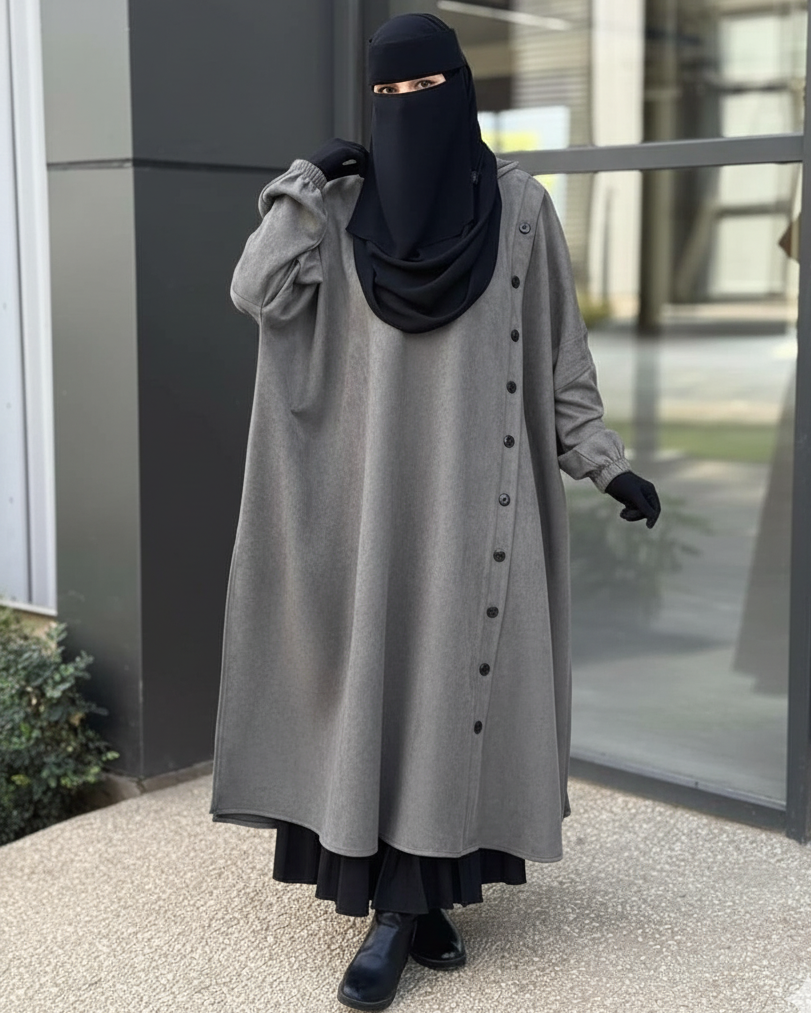 عباية شتوية بكبّات