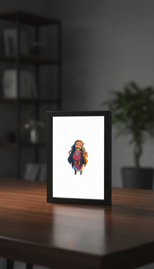 Nezuko wall art light